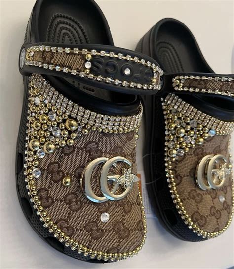 gucci designer crocs|gucci slip on women.